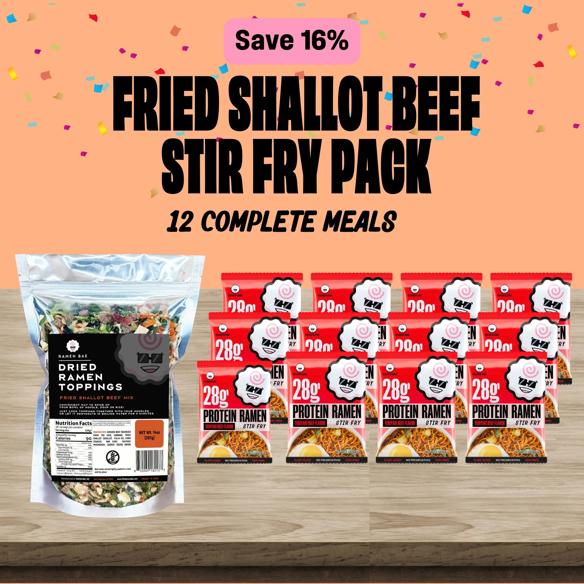 Fried Shallot Beef Stir Fry Pack