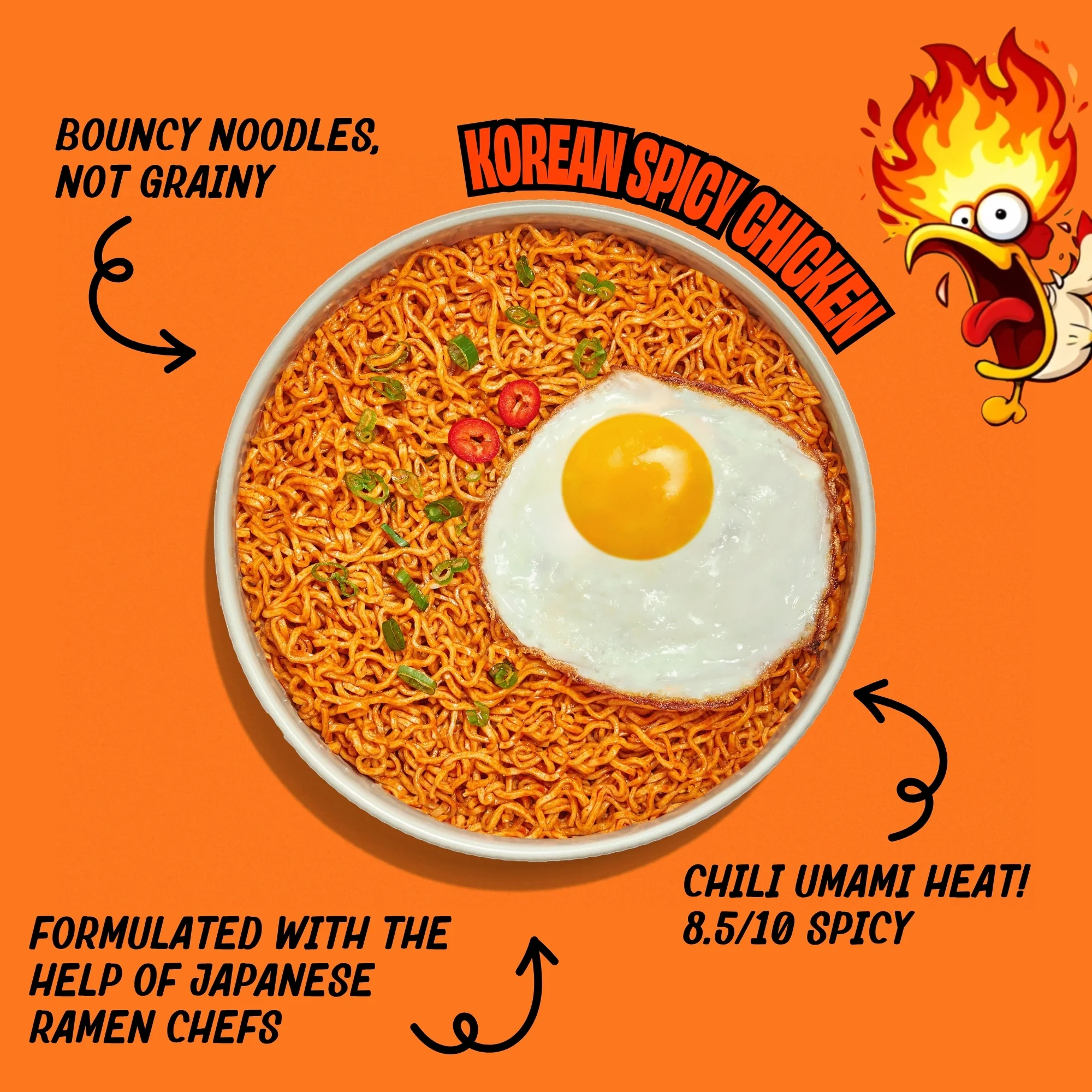 Korean Spicy Chicken Stir Fry Protein Ramen - Image 3